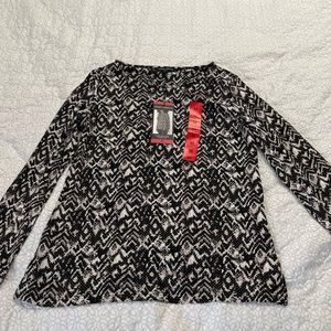 Mario Serrano- Crew Neck Long Sleeve Top